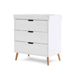 Obaby Maya Nursery Room Set/Rocking Chair Bundle – White And Natural 25 Obaby Maya Nursery Room Set/Rocking Chair Bundle – White And Natural -Baby Supplies obaby maya changing unit white with natural 1 1