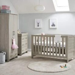 Obaby Nika 3 Piece Nursery Room Set/Under Drawer – Grey Wash -Baby Supplies obaby nika 3 piece nursery room set grey wash 2 4