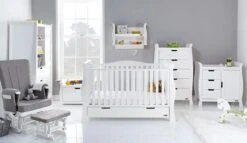 Obaby Stamford Luxe Nursery Room Set Builder – White