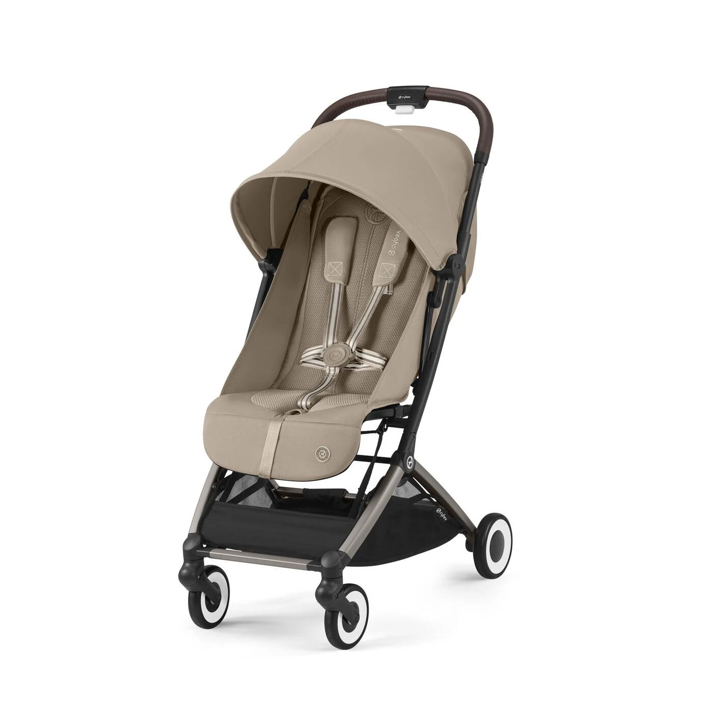 Cybex Orfeo Pushchair Almond Beige With Bumper Bar 4 Cybex Orfeo Pushchair Almond Beige With Bumper Bar - Image 2