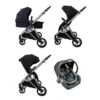 Estilo Bebe Otter 3 In 1 Travel System – Midnight Silver