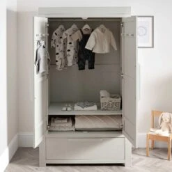 Mamas & Papas Franklin 6 Piece Nursery Room Set Bundle/Mattress – White Wash -Baby Supplies p 09ou