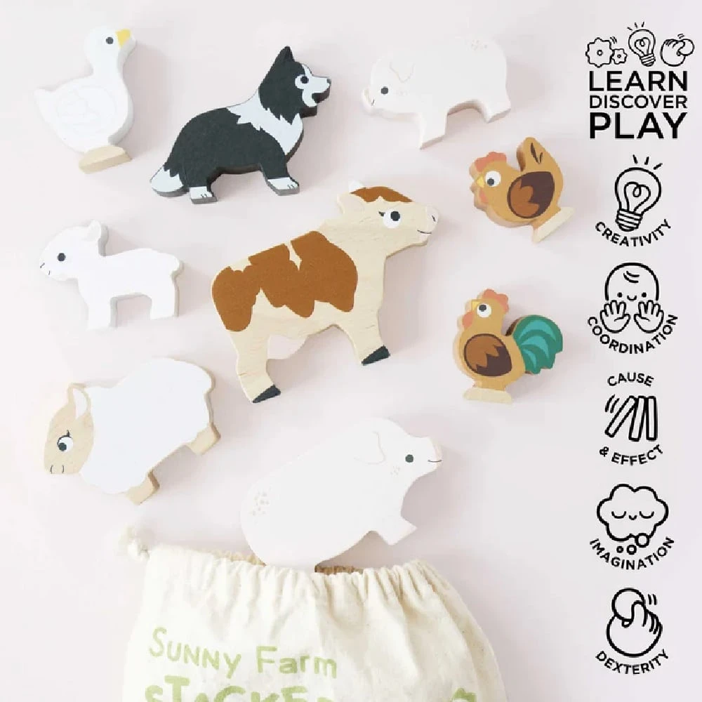 Le Toy Van Stacking Farm Animals 5 Le Toy Van Stacking Farm Animals - Image 3