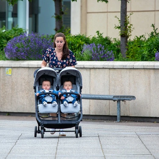 Red Kite Push Me Dubl With Footmuffs – Stone Grey 8 Red Kite Push Me Dubl With Footmuffs – Stone Grey - Image 6