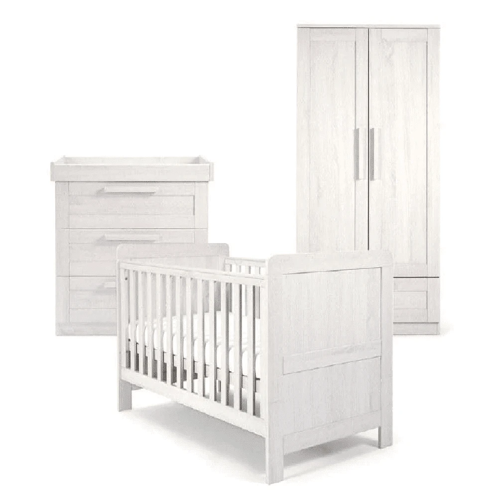 Mamas & Papas Atlas Ultimate 7 Piece Nursery Room Set/Shelf/Mattress – Nimbus White 5 Mamas & Papas Atlas Ultimate 7 Piece Nursery Room Set/Shelf/Mattress – Nimbus White - Image 3