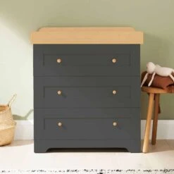 Tutti Bambini Rio Changing Unit/Dresser β Slate/Oak
