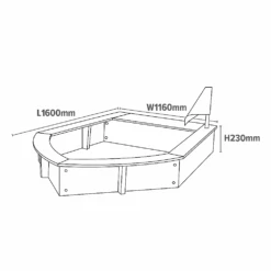 Liberty House Toys Kids Boat Sandpit With Seating And Cover 12 Liberty House Toys Kids Boat Sandpit With Seating And Cover -Baby Supplies rte5465