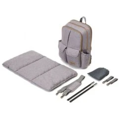 Bizzi Growin Baby Travel Crib Changing Rucsac Windsor Grey -Baby Supplies rucpod 5