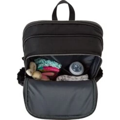 Bizzi Growin Baby Travel Crib Changing Rucsac Chelsea Black -Baby Supplies rucpod black 8