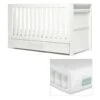 Mamas & Papas Franklin White Wash Cotbed With Premium Pocket Spring Mattress -Baby Supplies ry57 1
