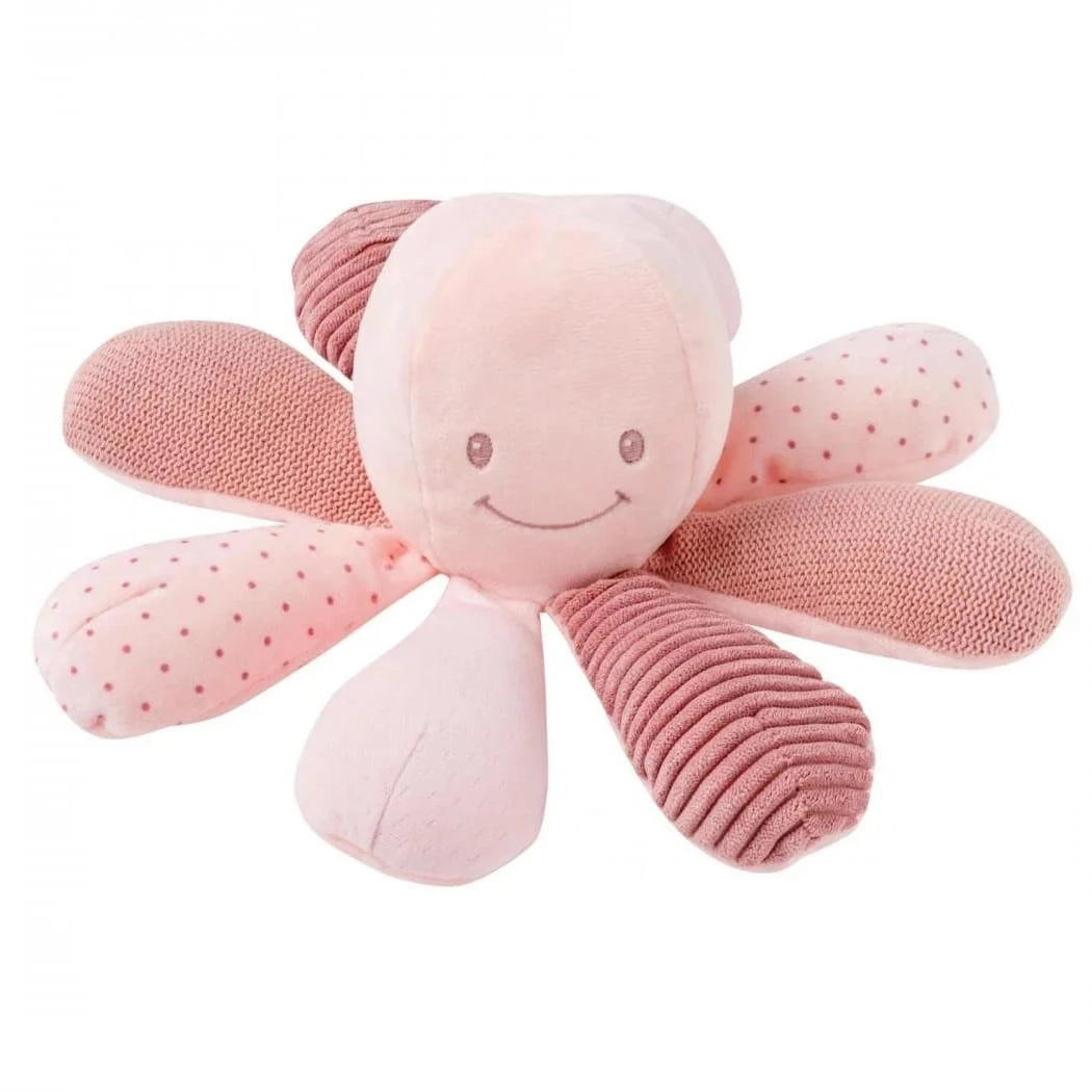 Nattou Activity Octopus Pink 2 Nattou Activity Octopus Pink
