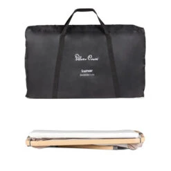 Silver Cross Lunar Bedside Crib – Oatmeal -Baby Supplies silver cross lunar bedside crib oatmeal 8