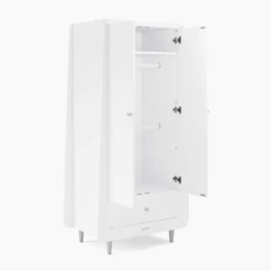 SnuzKot Skandi 5 Piece Nursery Room Set Bundle – White With Grey 24 SnuzKot Skandi 5 Piece Nursery Room Set Bundle – White With Grey -Baby Supplies snuz kot skandi wardrobe white with grey