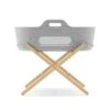 SnuzBaskit Light Grey Moses Basket & Natural Stand Set -Baby Supplies snuzbaskit natural stand