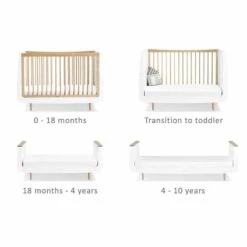 SnuzKot Skandi Cot Bed – Natural -Baby Supplies snuzkot natural 3