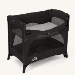Joie Kubbie Sleep Bedside Crib & Travel Cot Shale -Baby Supplies sxdcervty