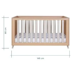 Tutti Bambini Fika 2 Piece Room Set – Light Oak/White Sand -Baby Supplies t7uy 1