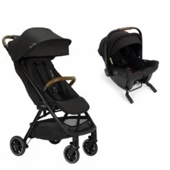 Nuna TRVL Compact Stroller And URBN Car Seat – Caviar