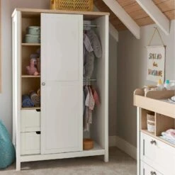 Mamas & Papas Harwell 3 Piece Nursery Room Set – White -Baby Supplies tu65 2