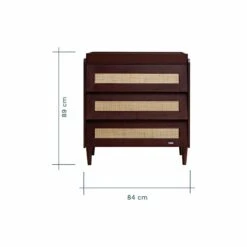 Tutti Bambini Japandi 3 Piece Room Set – Warm Walnut -Baby Supplies tutti bambini japandi chest changer warm walnut 8