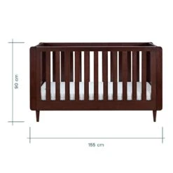 Tutti Bambini Japandi Cot Bed – Warm Walnut 35 Tutti Bambini Japandi Cot Bed – Warm Walnut -Baby Supplies tutti bambini japandi cot bed warm walnut 9