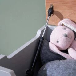 Tutti Bambini Rio 5 Piece Nursery Room Set With Toy Box- Dove Grey/Oak -Baby Supplies tutti bambini rio toy box dove grey oak 8