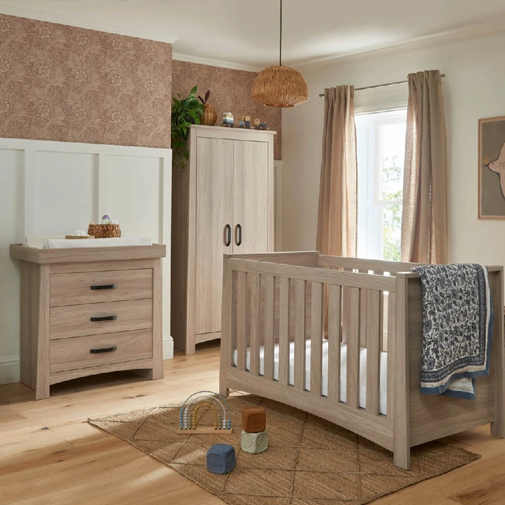 CuddleCo Isla 3 Piece Nursery Furniture Set – Ash 3 CuddleCo Isla 3 Piece Nursery Furniture Set – Ash
