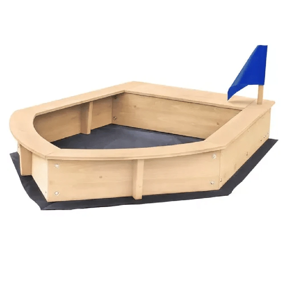 Liberty House Toys Kids Boat Sandpit With Seating And Cover 5 Liberty House Toys Kids Boat Sandpit With Seating And Cover - Image 3
