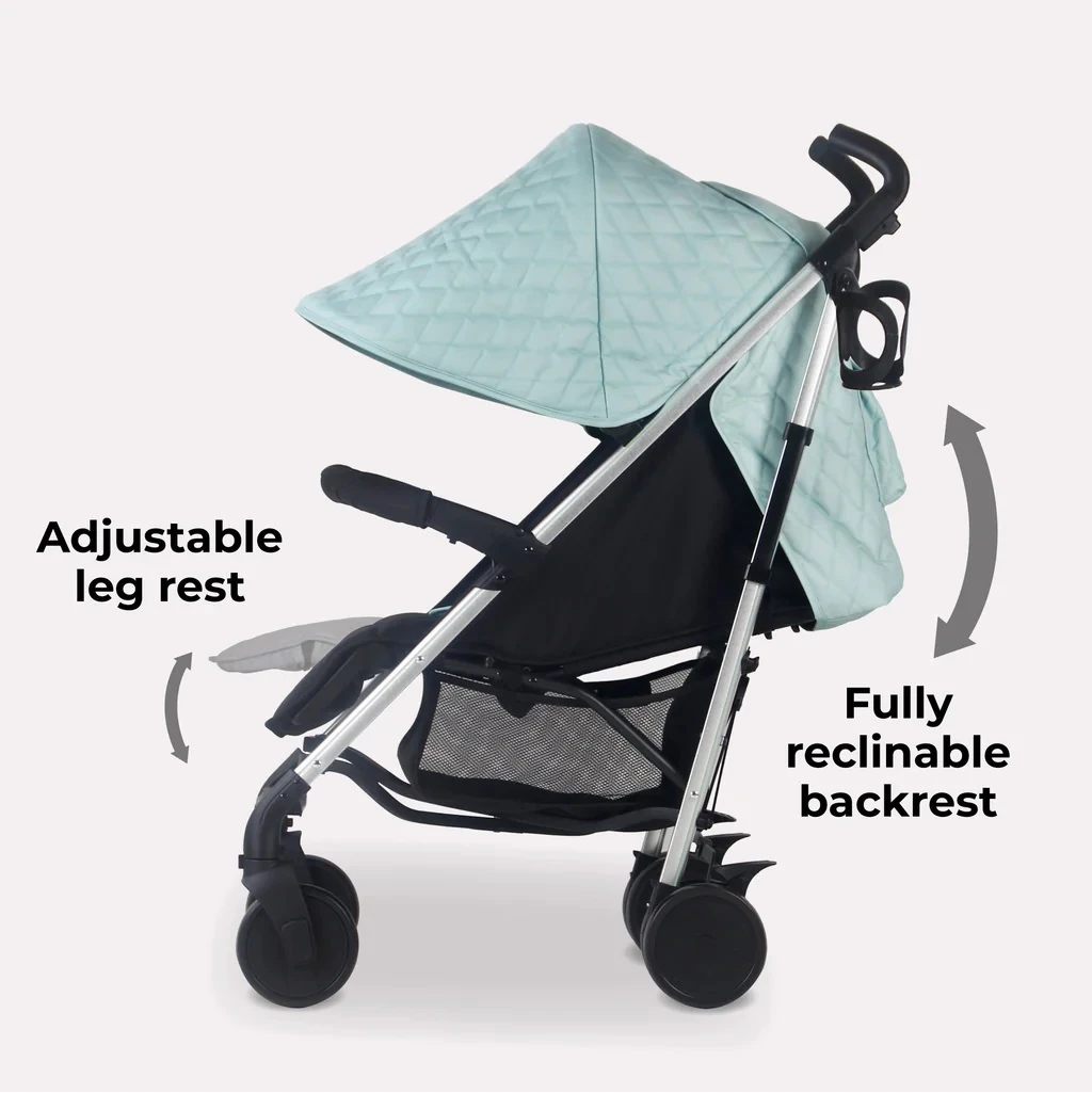 My Babiie Plus Stroller Quilted Aqua 8 My Babiie Plus Stroller Quilted Aqua - Image 6