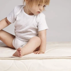 Little Green Sheep Organic Mini Cot Mattress Protector (60cm By 120cm) -Baby Supplies ujhki