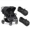 Hauck Melange Black Uptown Duo Twin Stroller/Carrycot Bundle 2 1 Hauck Melange Black Uptown Duo Twin Stroller/Carrycot Bundle 2 -Baby Supplies uptown duo and two carrycots