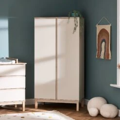 Obaby Astrid 4in1 4 Piece Nursery Room Set/Mattress – Satin/Oak -Baby Supplies utjutuut