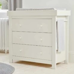 Mamas & Papas Mia 2 Piece Nursery Set White -Baby Supplies uuy9