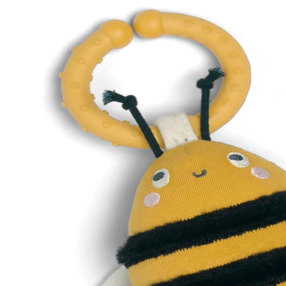 Mamas & Papas Grateful Garden Multi Linkie Bee Teething Toy 4 Mamas & Papas Grateful Garden Multi Linkie Bee Teething Toy - Image 2