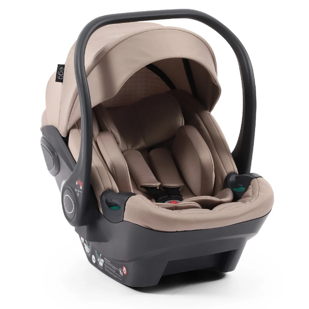 Egg 3 Car Seat Houndstooth Almond 3 Egg 3 Car Seat Houndstooth Almond