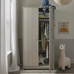 Babymore Caro 4-1 Cot Bed 4 Piece Nursery Set – Grey Wash -Baby Supplies vbgrt