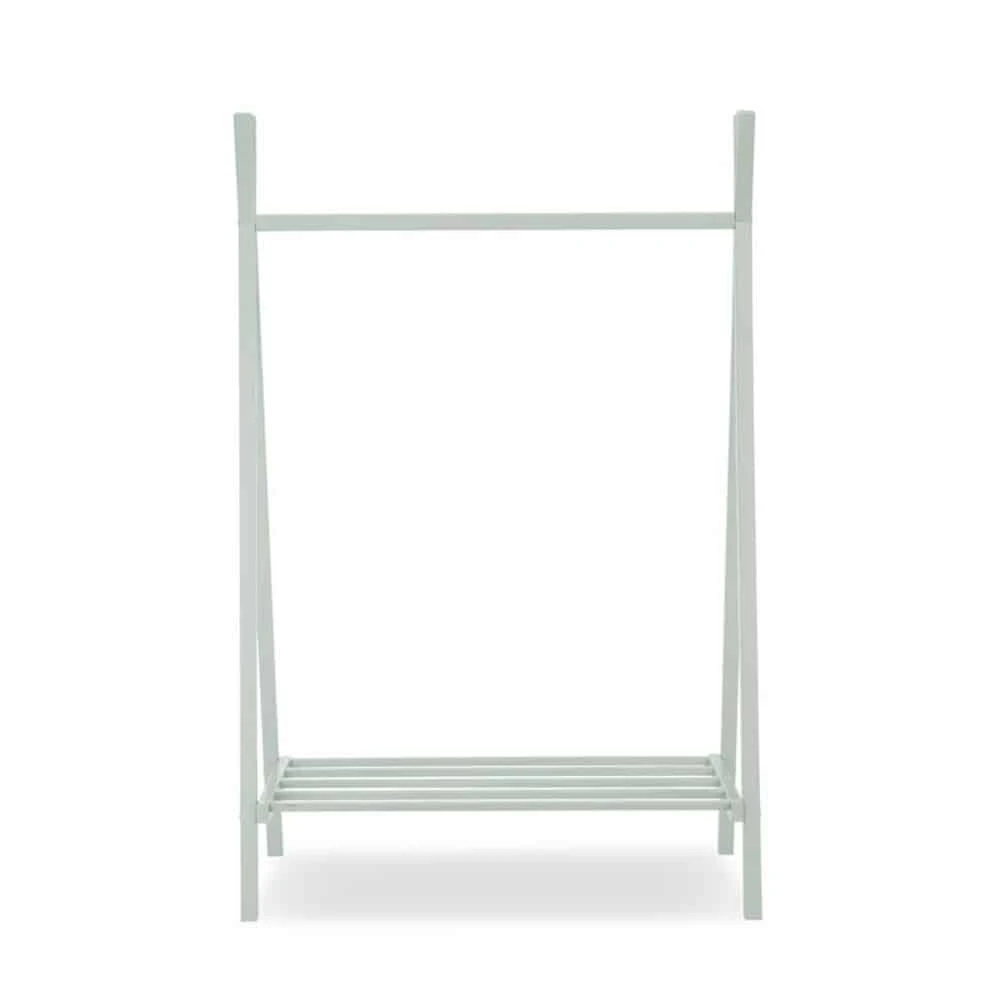 CuddleCo Nola Cot Bed And Clothing Rail – Sage Green 4 CuddleCo Nola Cot Bed And Clothing Rail – Sage Green - Image 2
