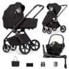 Venicci Claro 3-in-1 Tiago + 360 Base Travel System – Noir