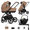 Venicci Claro 3-in-1 Travel System + 360 Base Travel System β Caramel 2 Venicci Claro 3-in-1 Travel System + 360 Base Travel System β Caramel -Baby Supplies venicci claro 3 in 1 tiago travel system 360 base bundle caramel