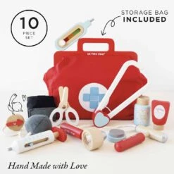 Le Toy Van Vintage Doctor Roleplay Wooden Kit -Baby Supplies vghj