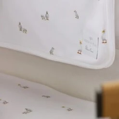 Silver Cross Rosa And Blue New Arrival Crib Bedding Set – Duckling Print -Baby Supplies vgy57