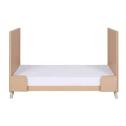 Tutti Bambini Fika Mini Cot Bed – Light Oak/White Sand -Baby Supplies vrt57
