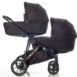 Mee-Go UNO+ Twin Tandem Maxi-Cosi Travel System Bundle Black/Rose -Baby Supplies vsGwT 1