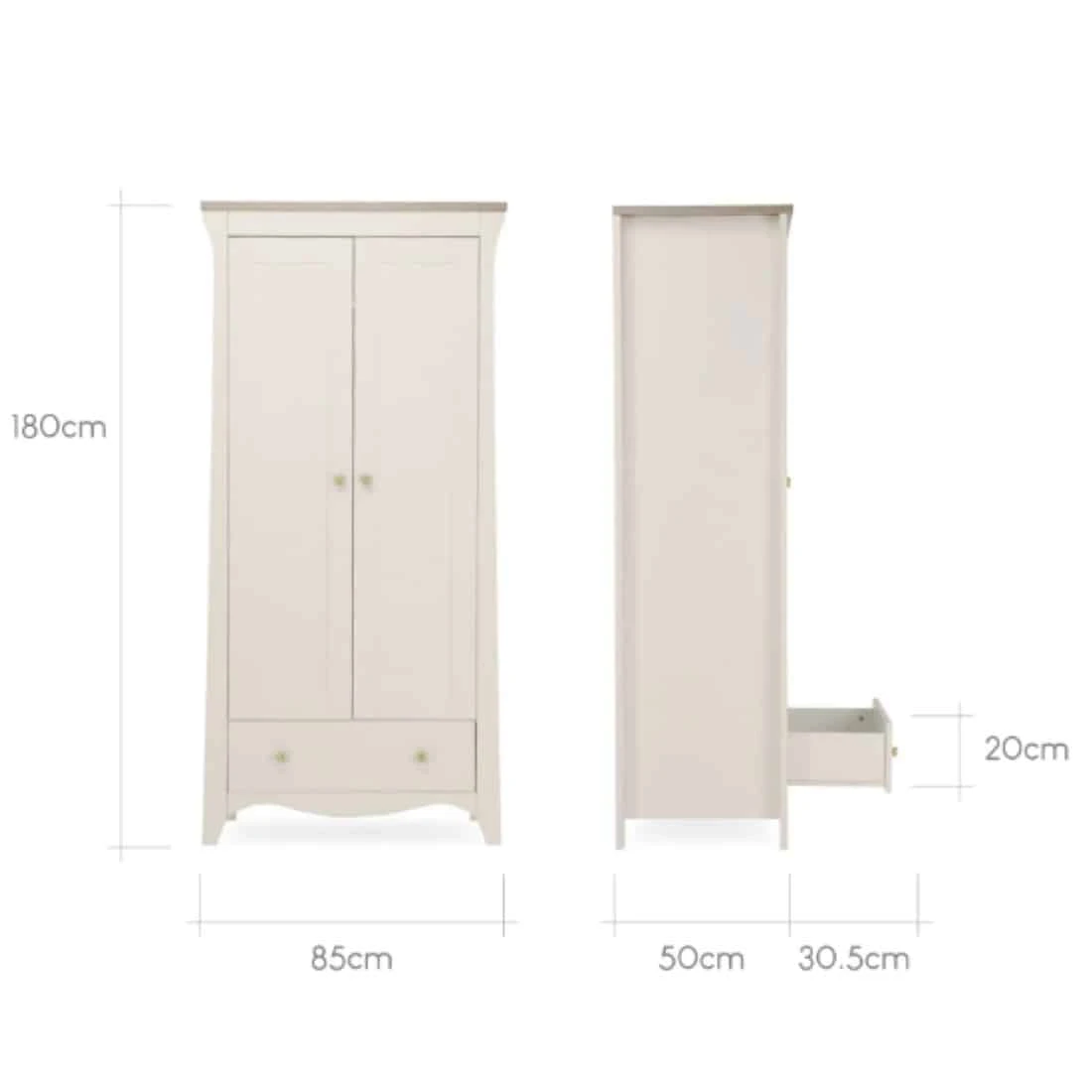 CuddleCo Clara 5 Piece Nursery Set Bundle – Cashmere/Ash 19 CuddleCo Clara 5 Piece Nursery Set Bundle – Cashmere/Ash - Image 17