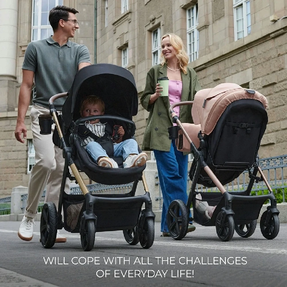 Kinderkraft MOOV 2 Travel System Beige 6 Kinderkraft MOOV 2 Travel System Beige - Image 4