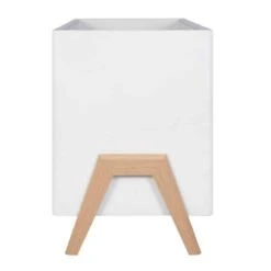 Tutti Bambini Fuori Mini Cot Bed White & Light Oak 18 Tutti Bambini Fuori Mini Cot Bed White & Light Oak -Baby Supplies vsgery 1