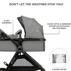 Kinderkraft ESME Travel System Grey -Baby Supplies vzgey4Q