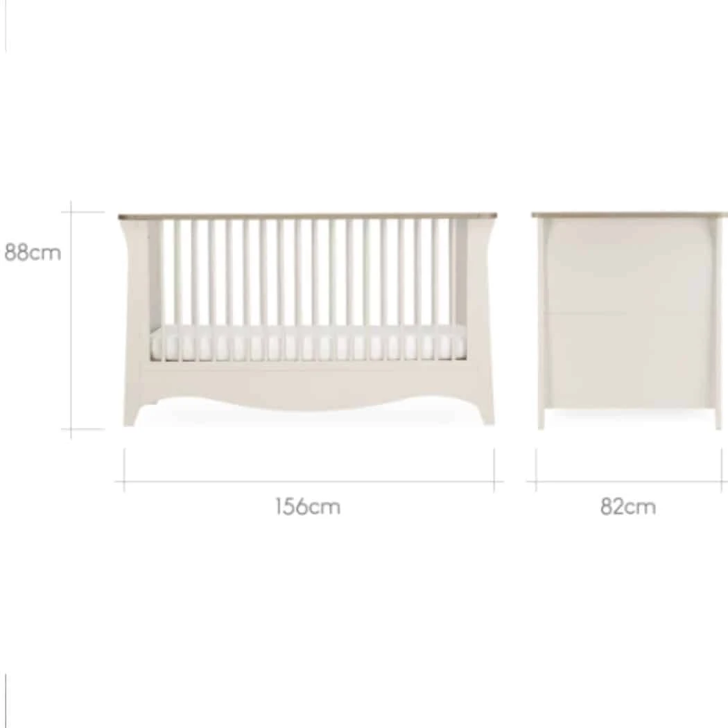 CuddleCo Clara 2 Piece Nursery Furniture Set – Cashmere/Ash 14 CuddleCo Clara 2 Piece Nursery Furniture Set – Cashmere/Ash - Image 12