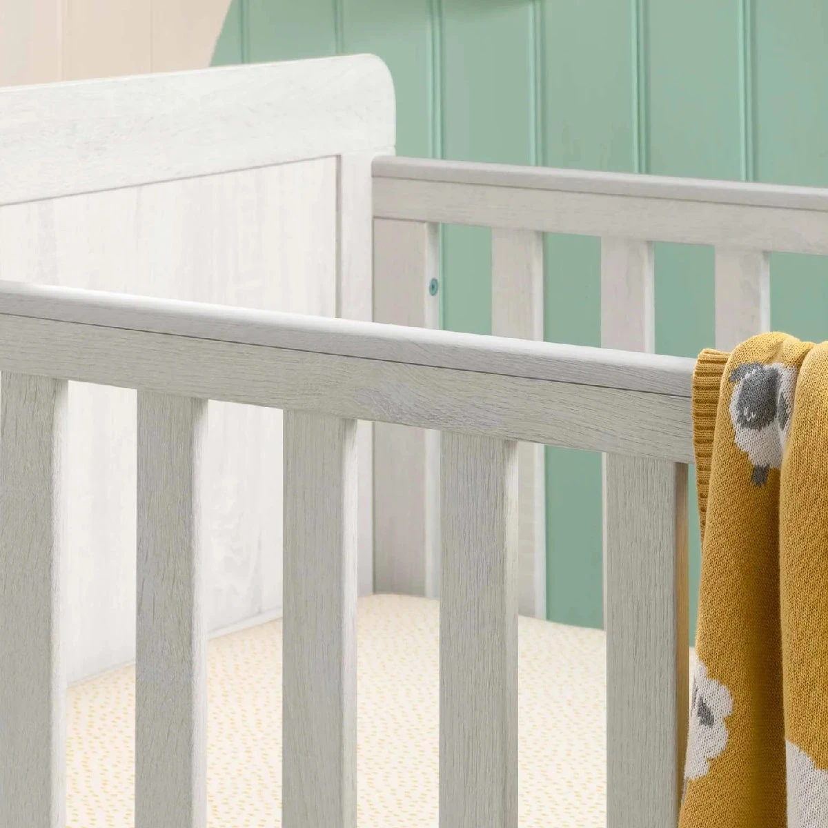 Mamas & Papas Atlas Ultimate 7 Piece Nursery Room Set/Shelf/Mattress – Nimbus White 17 Mamas & Papas Atlas Ultimate 7 Piece Nursery Room Set/Shelf/Mattress – Nimbus White - Image 15