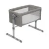 Joie Foggy Grey Roomie Glide Side Sleeping Crib 1 Joie Foggy Grey Roomie Glide Side Sleeping Crib -Baby Supplies xc